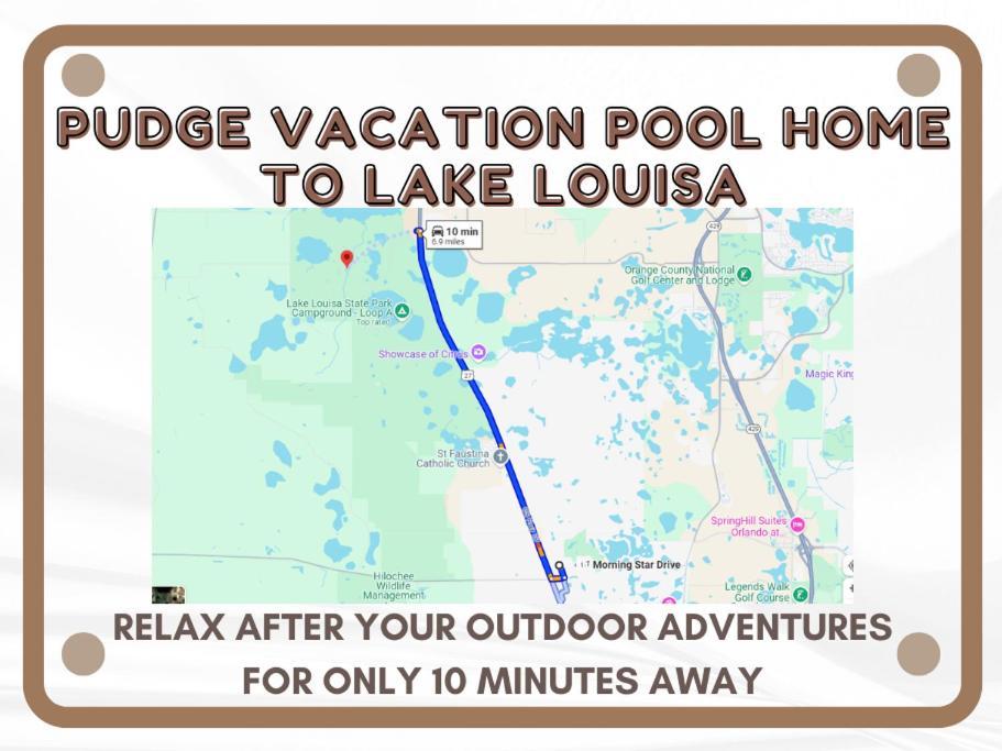 Pudge Vacation Poolspa Home Near Disney Орландо Экстерьер фото